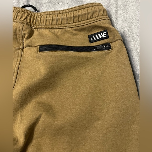 American Eagle Brown joggers, elastic waistband, drawstring, side pockets - Picture 7 of 8